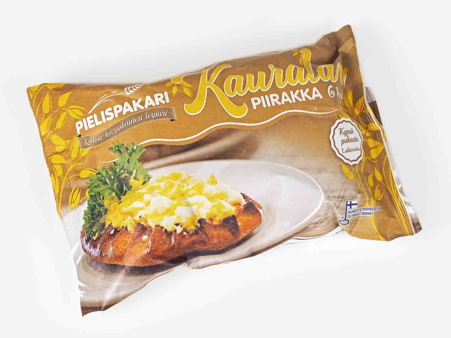 Kauralan piirakka 6 kpl/pss, 390 g